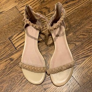 Joie Braided Suede Sandals, Size 6